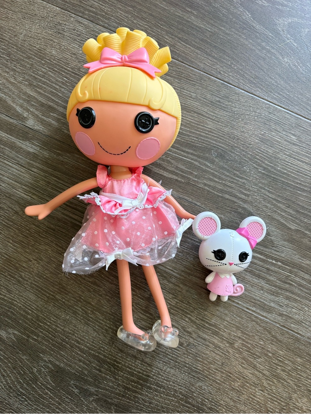 Lalaloopsy Full Size Cinder Slippers Doll with Official Pet Mouse